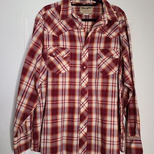 Wrangler Western Fashion Pearl Snap Shirt